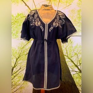 Raviya Embroidered Coverup Dress